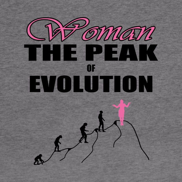 Woman peak of evolution by Mamon